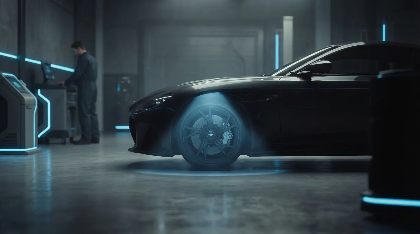 Diagnostic automobile code défaut C1380 dans un garage moderne avec éclairage cinématique